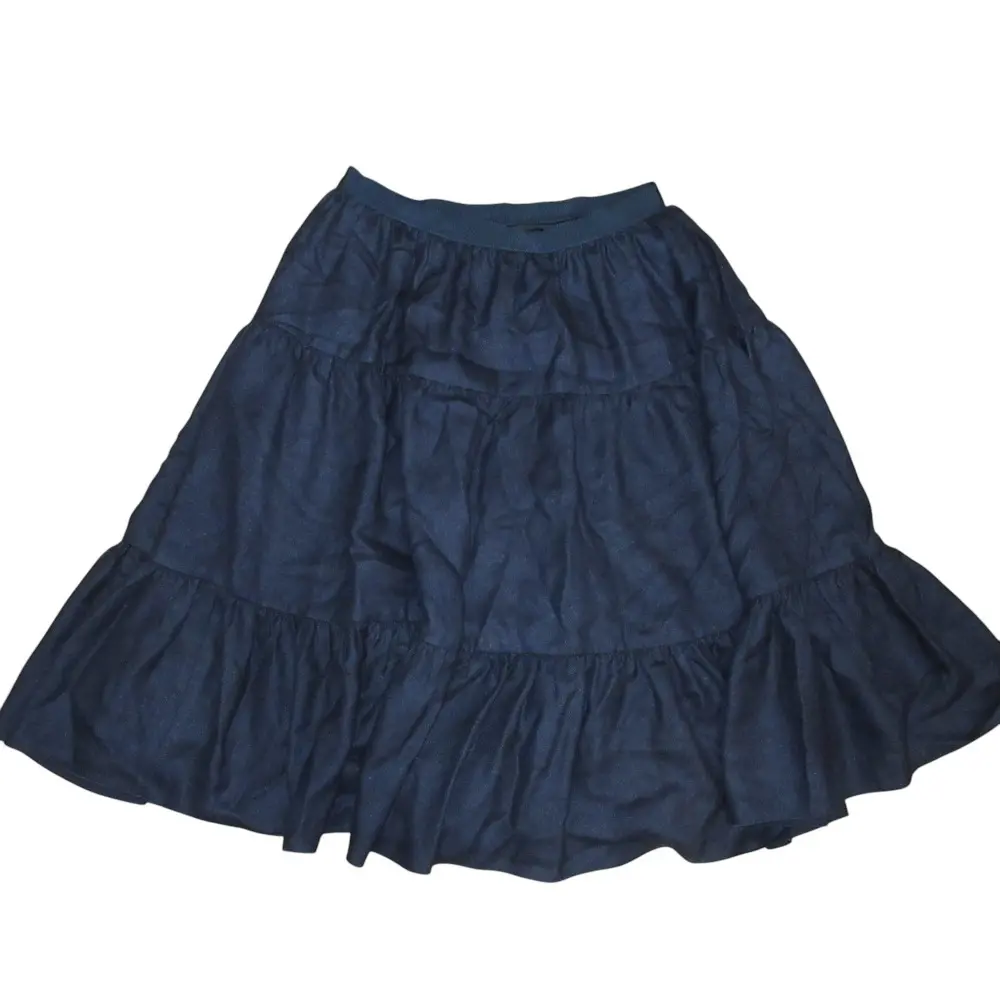 FOXY NEWYORK フォクシーニューヨーク ひざ丈 フレアスカート 39979 サイズ38 ネイビー