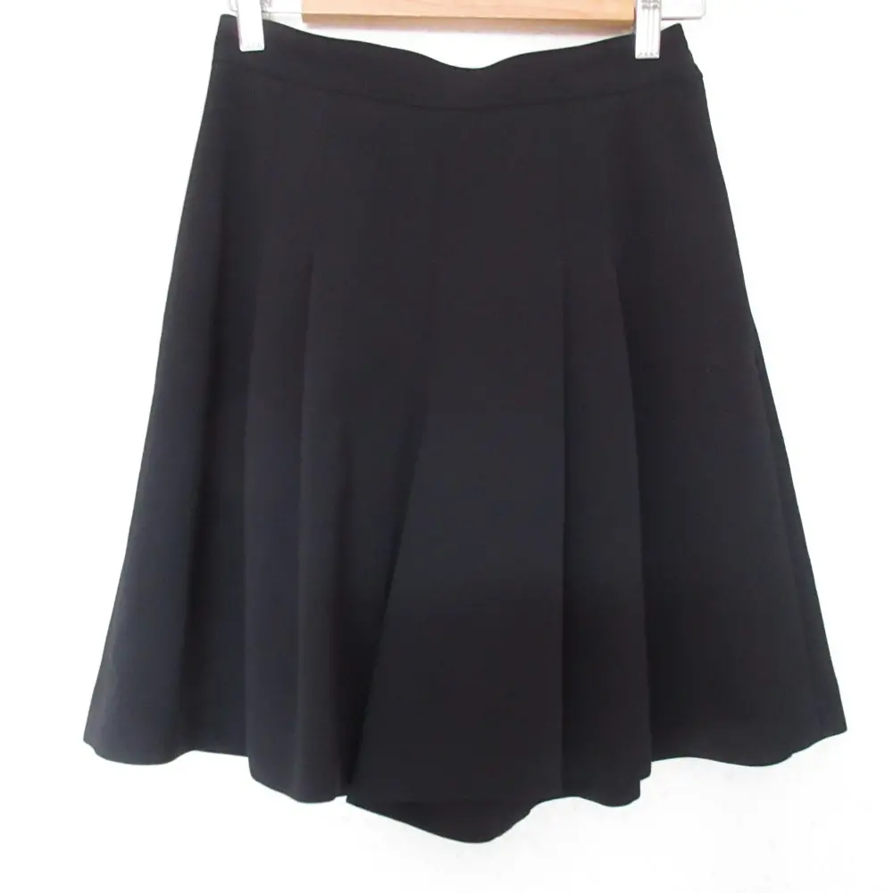 FOXEY NEW YORK フォクシーニューヨーク ストレッチ タック フレア ショートパンツ キュロット 37351 40 ブラック