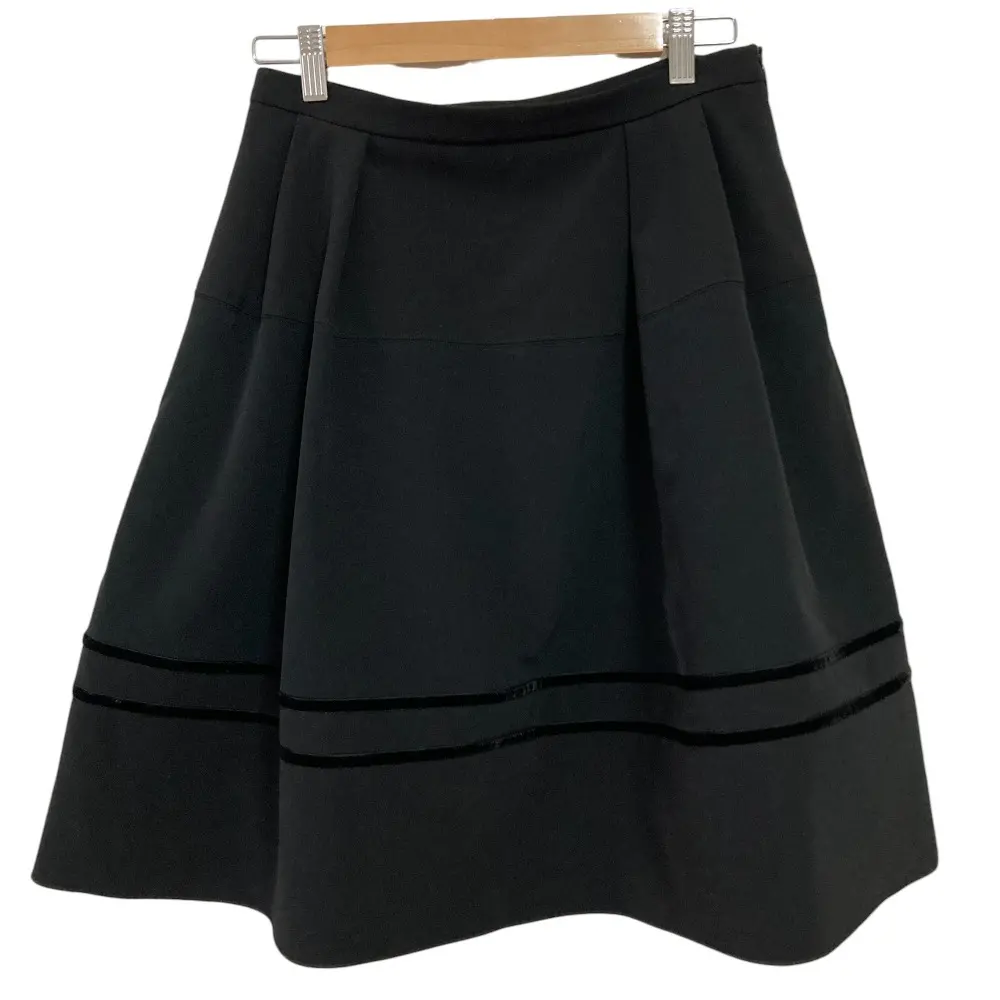 極美品❤︎FOXEY NEW YORK プリーツキュロットスカート 38 黒 FOXEY✨ブローニュスカート38｜FOXEY NEW YORK スカート 38