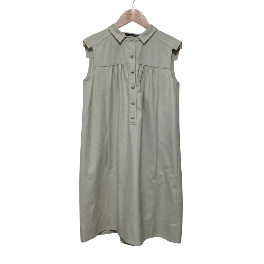 FOXEY NEW YORK フォクシーニューヨーク ボックスプティドレス ノースリーブ ひざ丈 ワンピース 27199 38 ベージュ