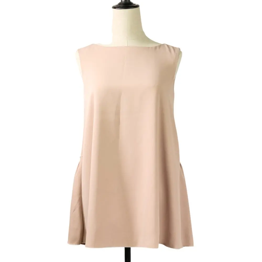 FOXEY NEW YORK フォクシーニューヨーク Back Tuck Blouse ノースリーブ カットソー 38664 ピンク