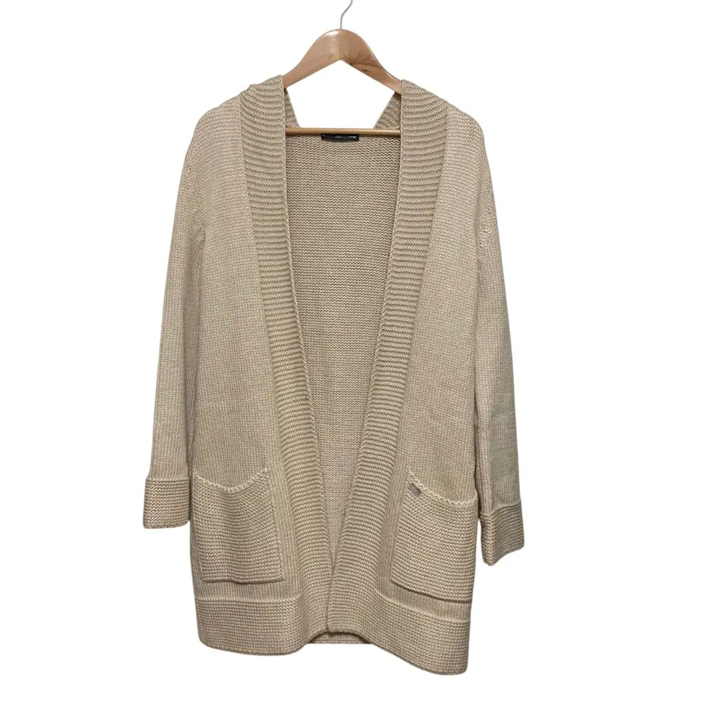 FOXEY NEW YORK フォクシーニューヨーク フーディー カーディガン ニットガウン 38 ベージュ