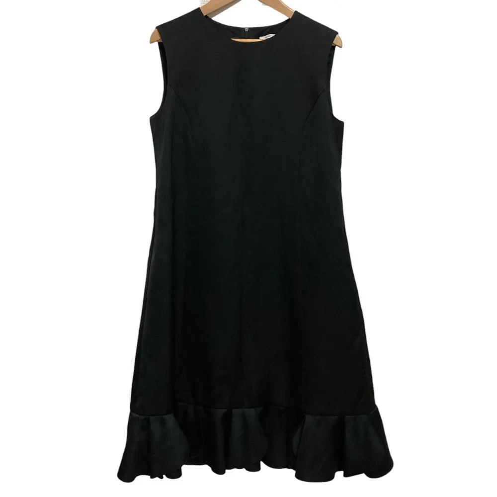 21AW FOXEY NEW YORK フォクシーニューヨーク  Petal Flare Dress ノースリーブワンピース 42365 サイズ40 ブラック
