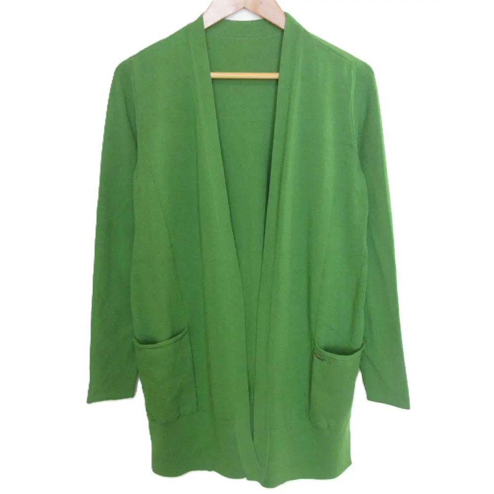 FOXEY NEW YORK フォクシーニューヨーク Always オープンフロント カーディガン 33105 サイズF グリーン