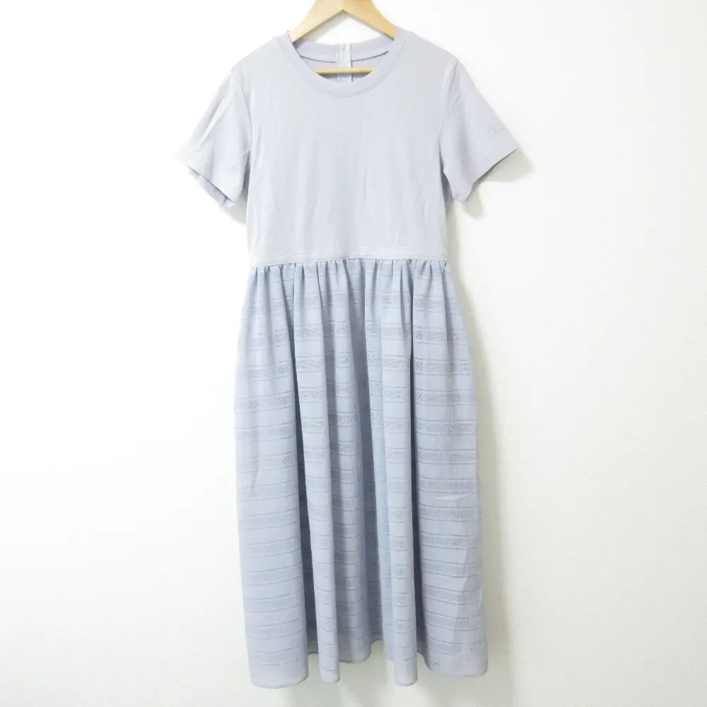 FOXEY NEW YORK フォクシーニューヨーク Dress Lilas ドレス リラ ワンピース 42777 サイズ38 ブルー