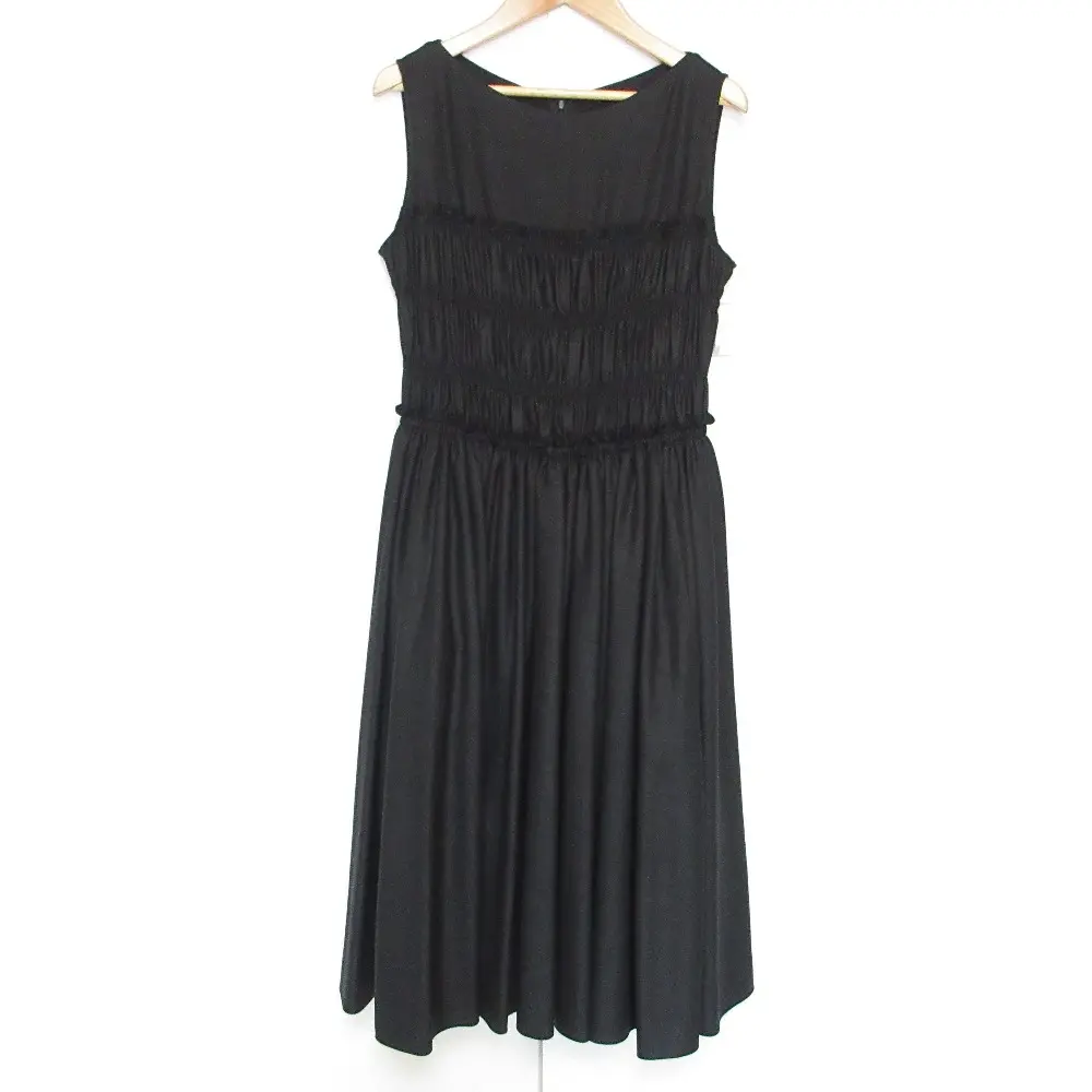 FOXEY NEW YORK フォクシーニューヨーク スプリングピクニックドレス ノースリーブワンピース 40739 サイズ40 ブラックの買取実績【2025年4月買取】