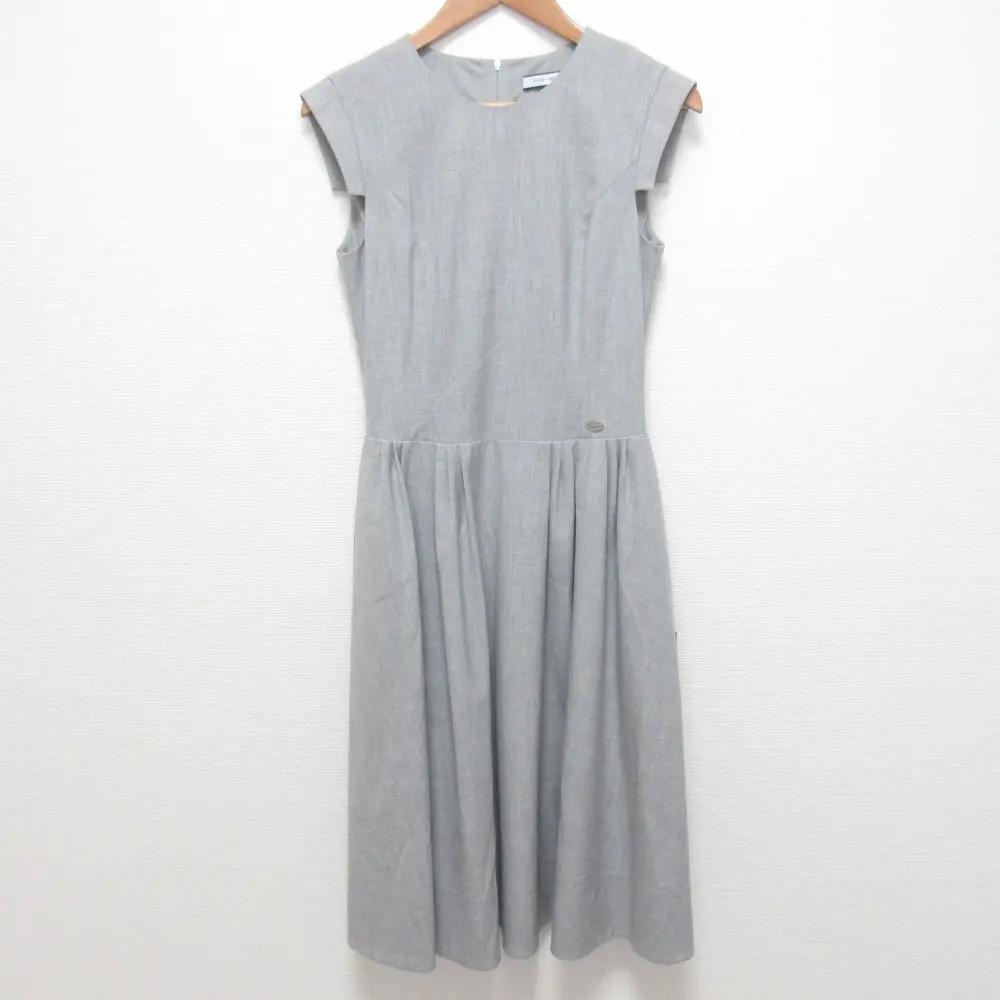 FOXEY NEW YORK フォクシーニューヨーク タキシードストレッチドレス ワンピース 33708 サイズ38 グレー