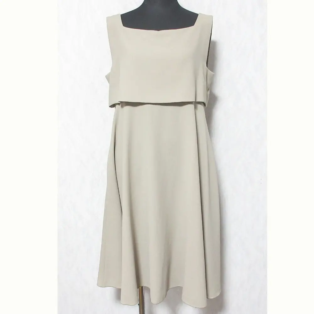 FOXEY NEW YORK フォクシーニューヨーク サマーフェアリー ワンピース 31911 サイズ42 グレージュ