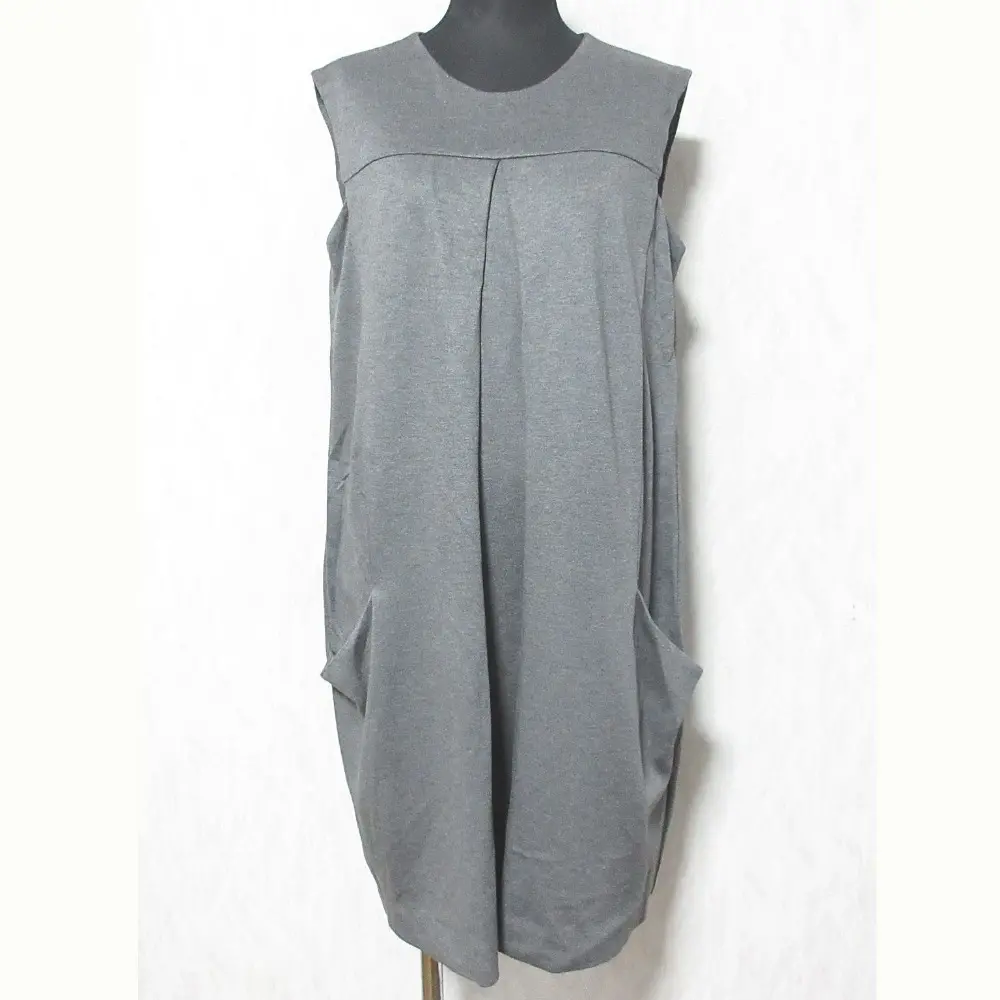 FOXEY NEW YORK フォクシーニューヨーク ノースリーブ ワンピース 33992 サイズ42 グレー