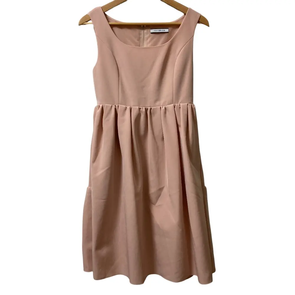 FOXEY NEW YORK フォクシーニューヨーク Modern Empire Dress ノースリーブ ワンピース 38330 サイズ40 ピンク