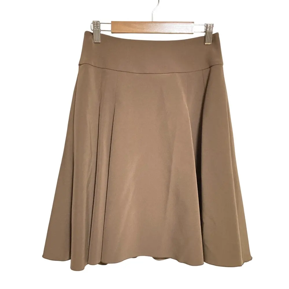 FOXEY NEW YORK フォクシーニューヨーク Skirt Out Pleat アウトプリーツスカート 34107 サイズ38 ブラウン