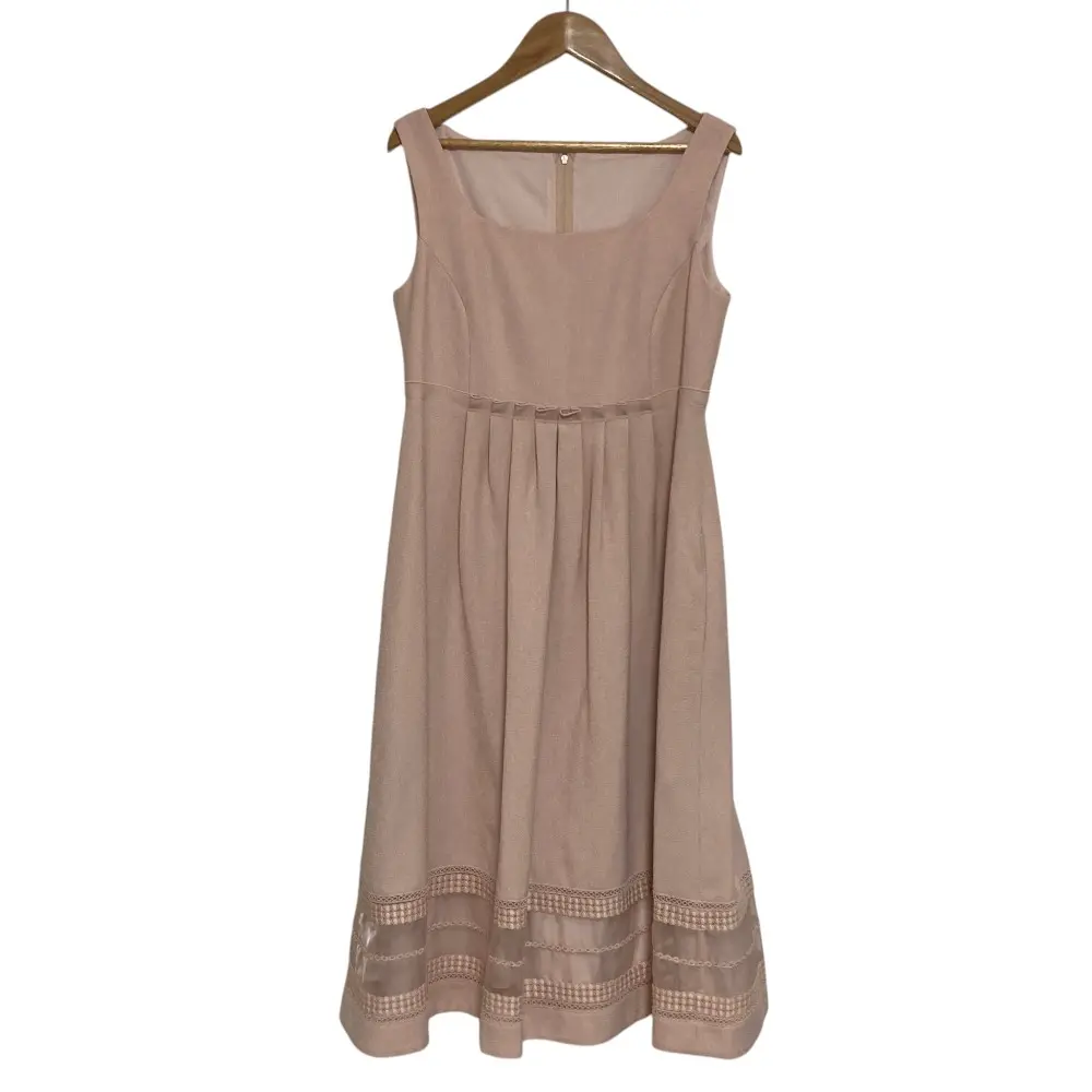 FOXEY NEWYORK フォクシーニューヨーク  Nouveau ドレス ワンピース 42151 サイズ38 ピンクベージュ