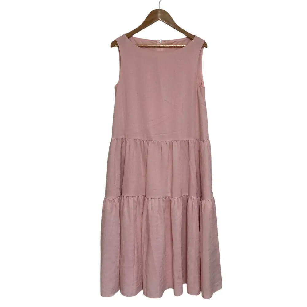 FOXEY NEW YORK フォクシーニューヨーク Nantucket Dress ノースリーブワンピース 42032 サイズ38 ピンク