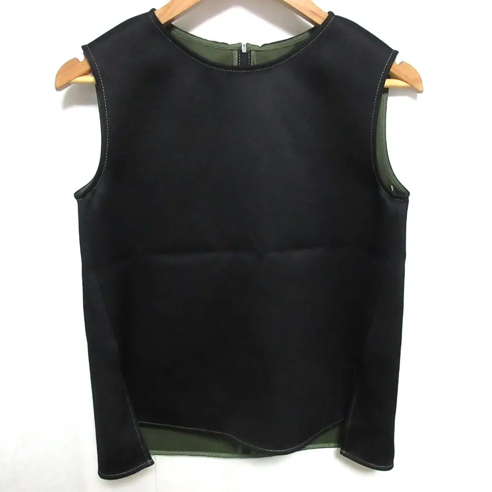 FOXEY NEW YORK フォクシーニューヨーク TOP SECRET ノースリーブ Tシャツ カットソー トップス 41040 38 ブラック