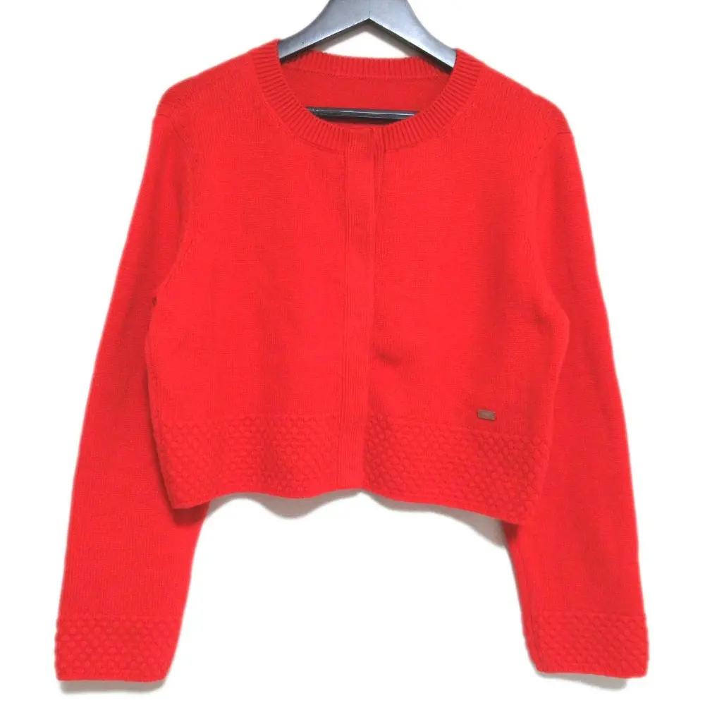 FOXEY NEW YORK フォクシーニューヨーク 2023年モデル Cardigan Chiara キアラ 長袖 ニットカーディガン 43968 42サイズ レッド