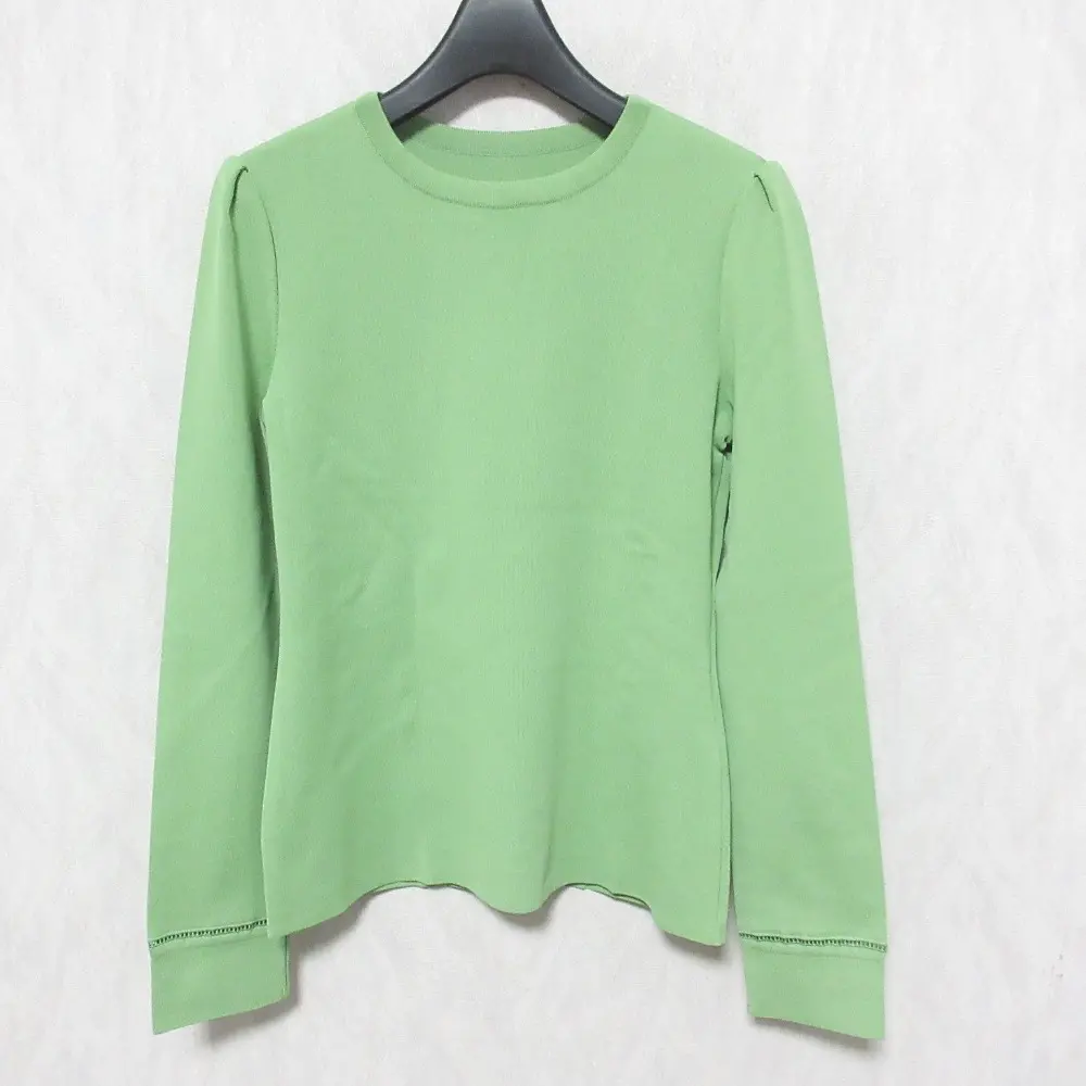 FOXEY フォクシー Simple Long Sleeve ニットカットソー 38196 38 グリーン