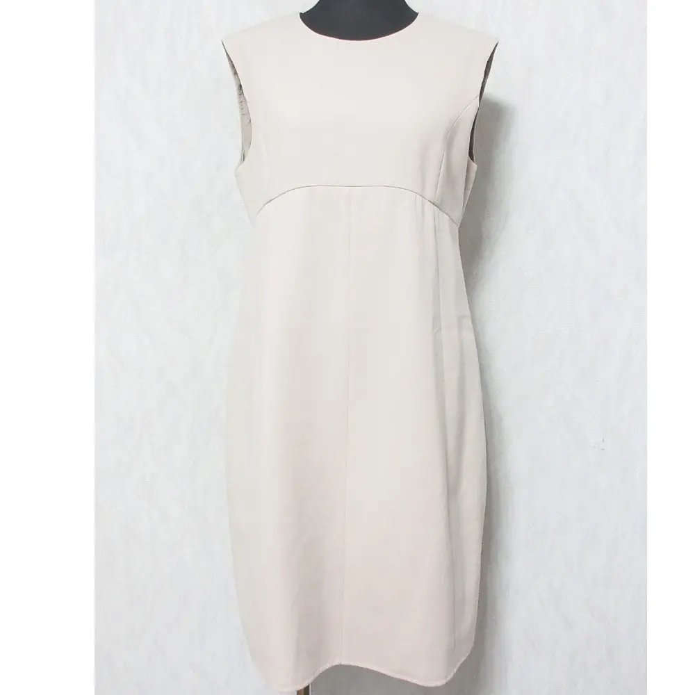 FOXEY フォクシー レディコクーン ノースリーブ ひざ丈 ワンピース ドレス 32122 40 ベージュ