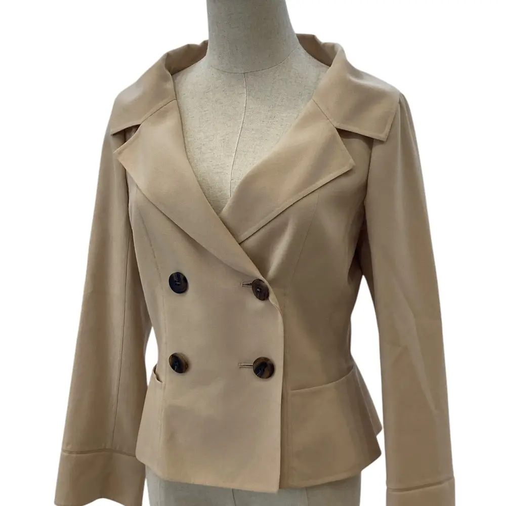 FOXEY フォクシー ウール ダブルブレスト ショートジャケット 25271 40 ベージュ