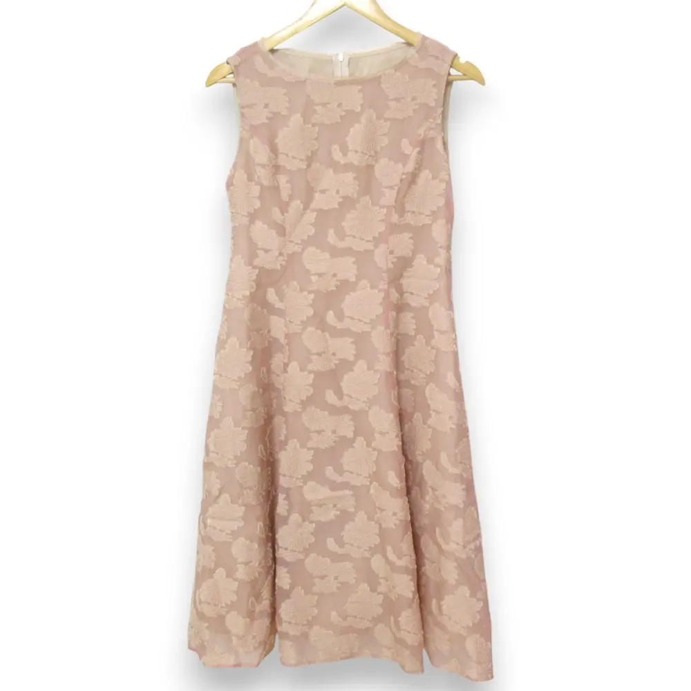 FOXEY フォクシー 2024年製 Dress Laurie ノースリーブ ドレス ワンピース 44830 サイズ38 フレンチローズ ピンク系