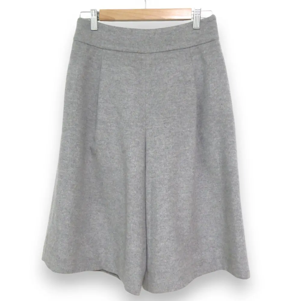 FOXEY フォクシー カシミヤ100％ ワイドショートパンツ 40380-APFZ451T サイズ40 グレー