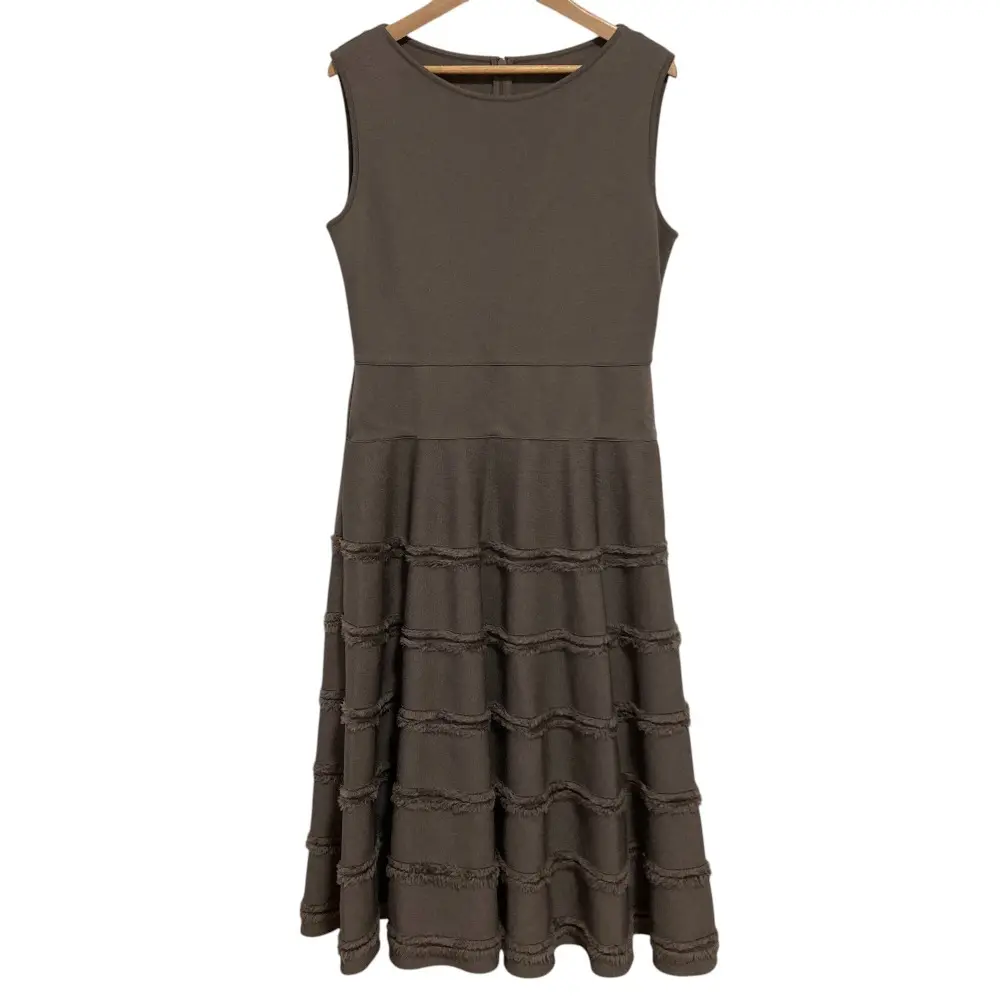 FOXY フォクシー Knit Dress Rhythmic リズミック ノースリープ ニットワンピース 42974 サイズ40 エスプレッソ