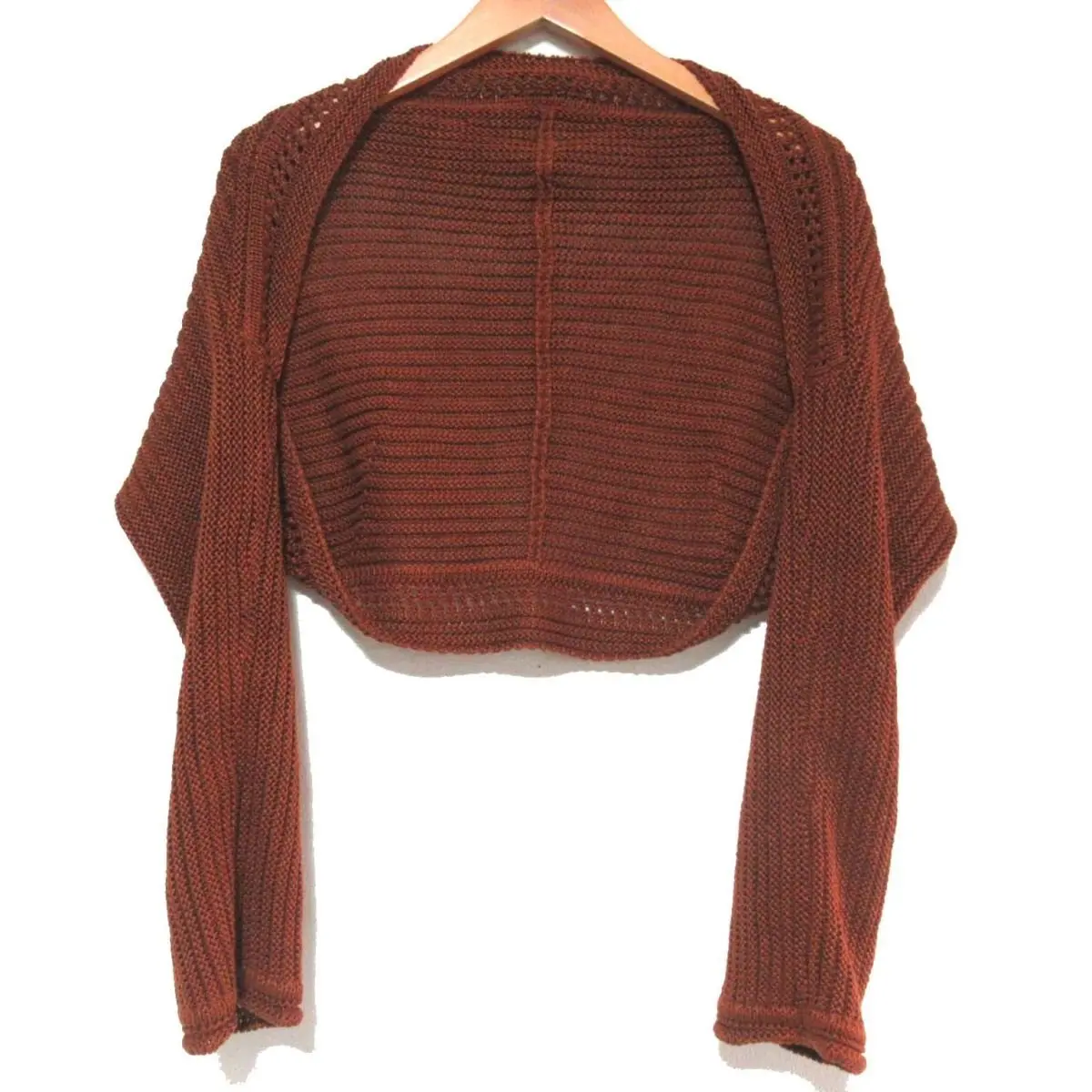 FOXEY フォクシー Vacation Bolero リネン ニット ボレロ カーディガン 40834 ブラウン系