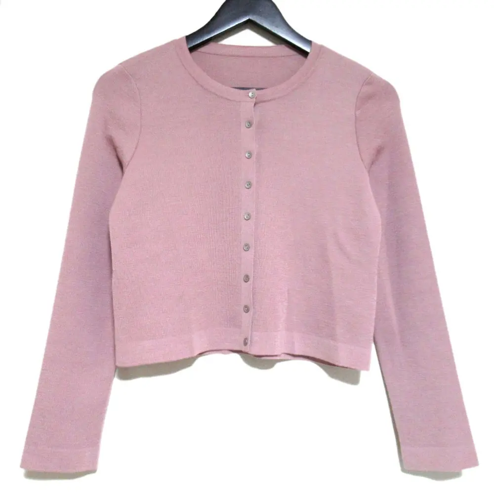 FOXEY BOUTIQUE フォクシーブティック Everyday Cardigan カシミヤシルク 長袖 ニット カーディガン 41960 サイズ38 ピンク