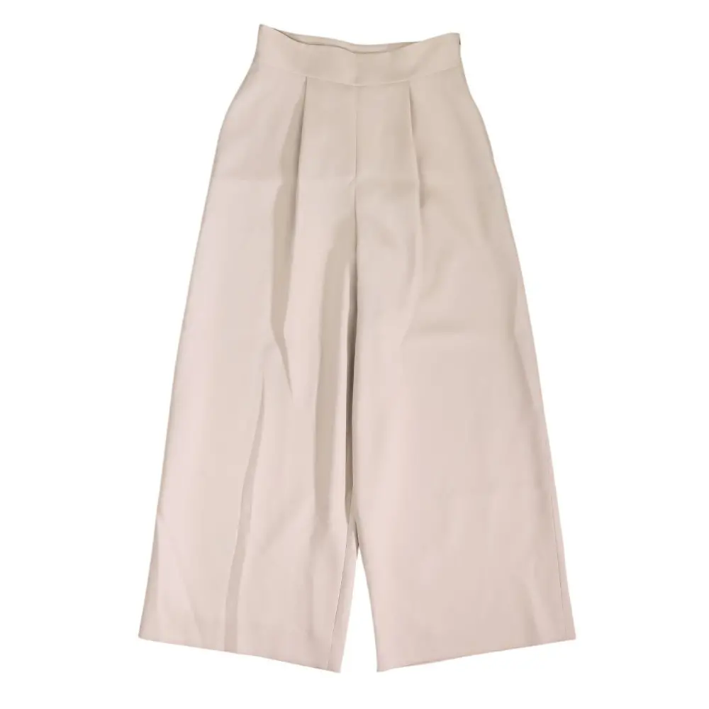 FOXEY フォクシー Pants Arpeggio ハイウエスト タックパンツ 42380 サイズ40 ベージュ