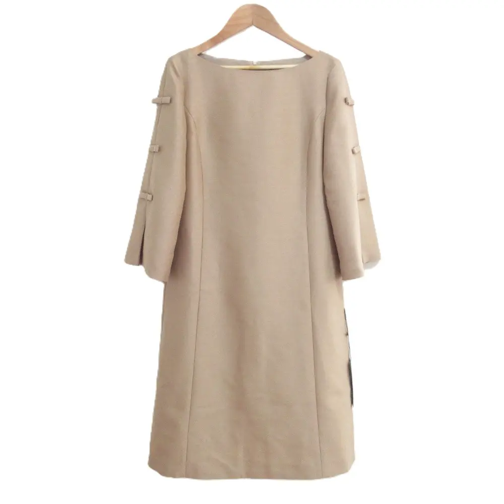フォクシー Dress Eleine ウールシルク リボン 長袖 ドレス ワンピース 44172 38サイズ ブラウンの買取実績【2025年5月買取】