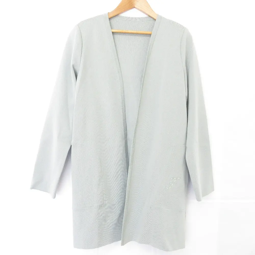 25SS FOXEY フォクシー Cardigan Modernity ミドル ニット カーディガン 45152 サイズ38 ソフィーブルー