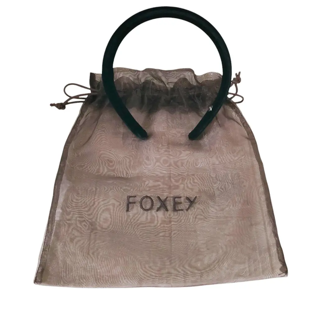 FOXEY フォクシー ベロア カチューシャ ヘアアクセサリー ブラック