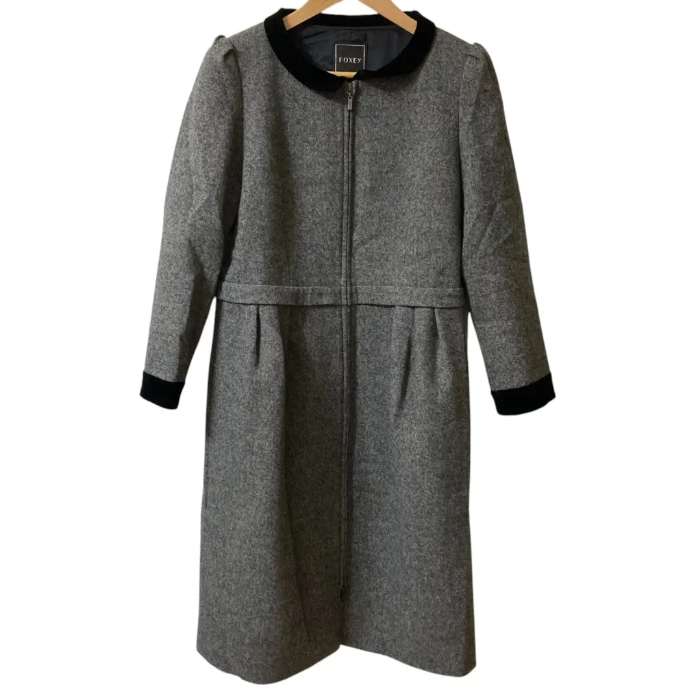 FOXEY フォクシー ピチコリエ ウールコート 36285 サイズ40 グレー