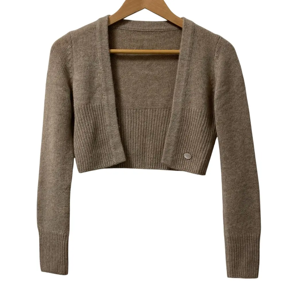 FOXEY フォクシー リトル カシミヤ ニット ボレロ カーディガン 34687 サイズ38 ベージュ