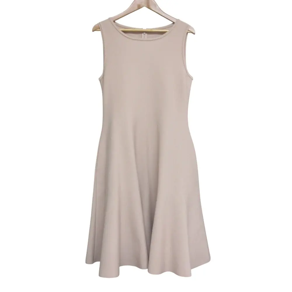 FOXY フォクシー Knit Dress Bellini ノースリーブ ニットドレス ワンピース 39677 サイズ40 ピンクベージュ