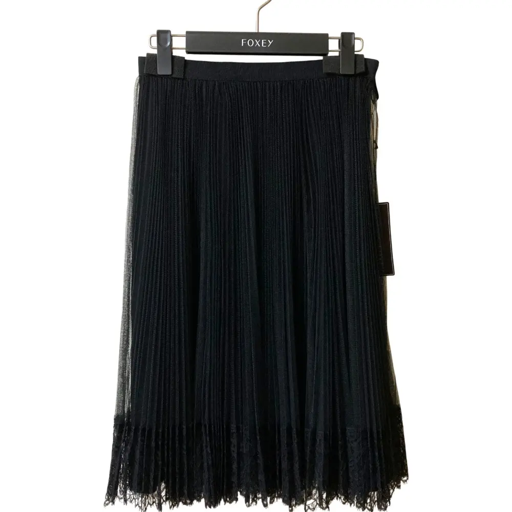 FOXEY フォクシー ナイトロマンス チュールスカート 38368 サイズ38 ブラック 