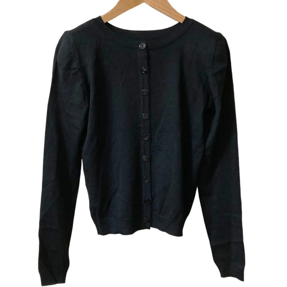 FOXEY フォクシー カシミヤシルク 前後2way ニットカーディガン 31502 サイズ38 ブラック