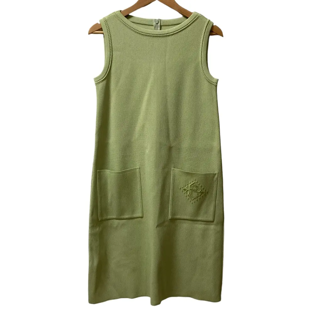 FOXEY フォクシー Knit Dress Provenza ノースリーブ ワンピース 42705 サイズ40 マスカット