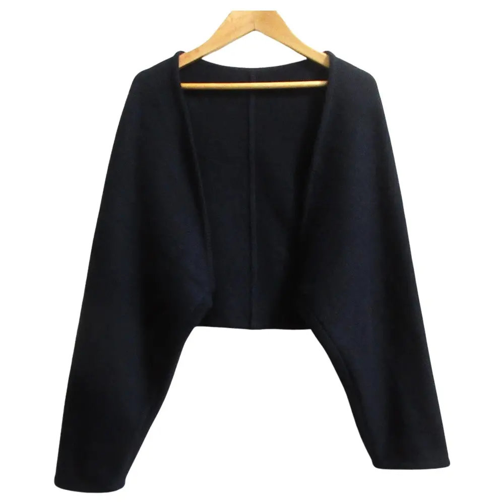 FOXEY フォクシー Chaton カシミヤ ニットボレロ 38524 サイズF ミッドナイトブルー