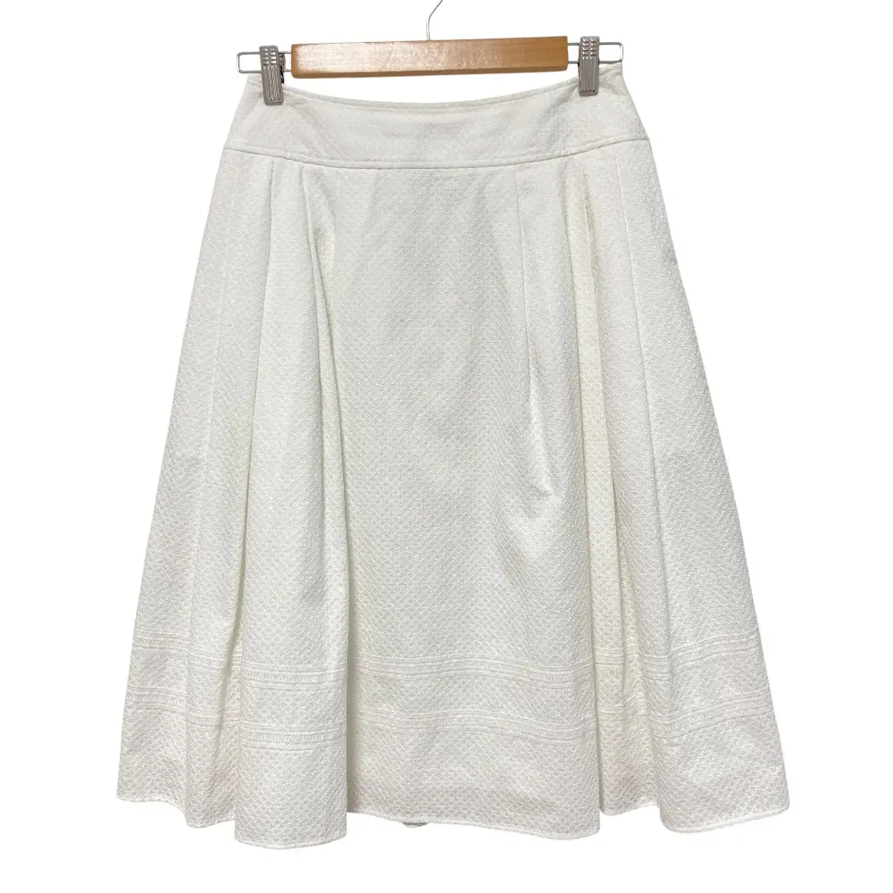 FOXEY フォクシー Bergamote Skirt ギャザースカート 44692 サイズ40 ホワイト