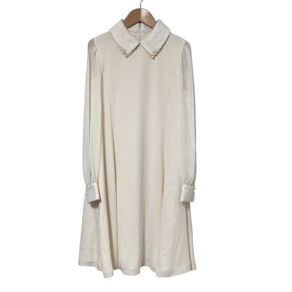 24SS FOXEY フォクシー Dress Dakota ダコタ ドレス ワンピース 44180 サイズ40 アイボリー