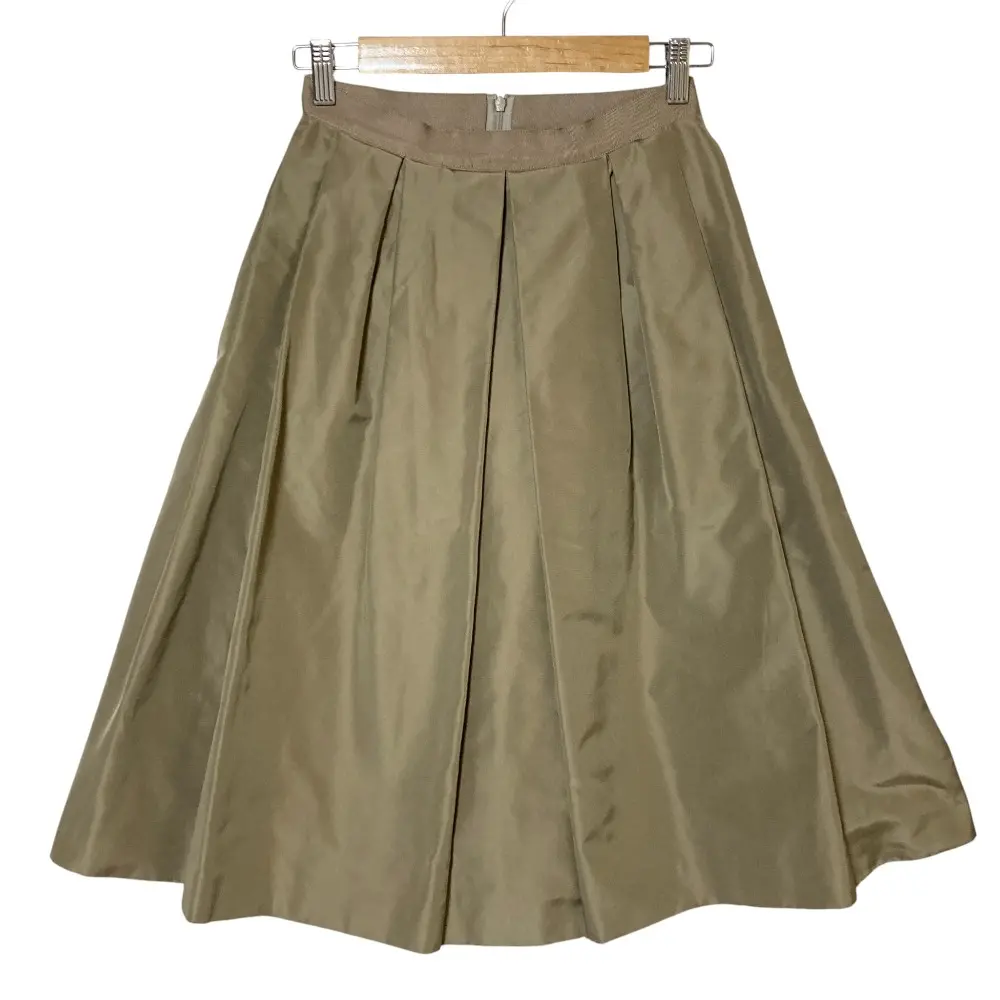 FOXEY フォクシー Full Pleated Skirt プリーツスカート 36708 サイズ38 ブラウン