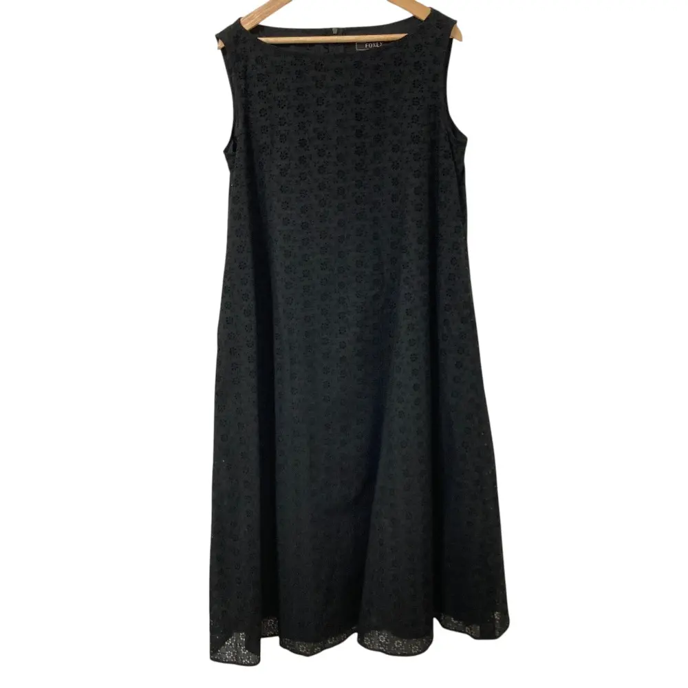 24年増産品 FOXEY フォクシー The Francine Dress ワンピース 42575 サイズ38 ブラック