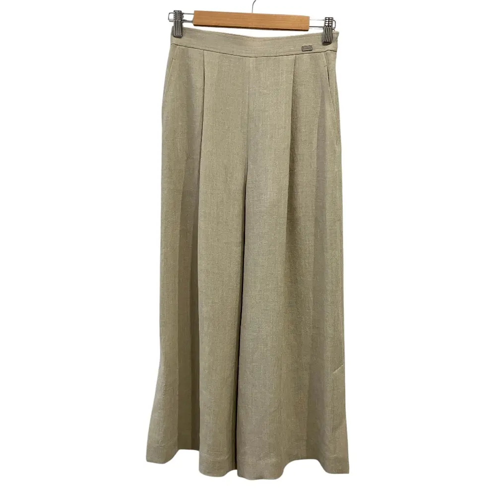 FOXEY フォクシー Washable Wide Pant ワイドパンツ 40734 サイズ38 ライトベージュ