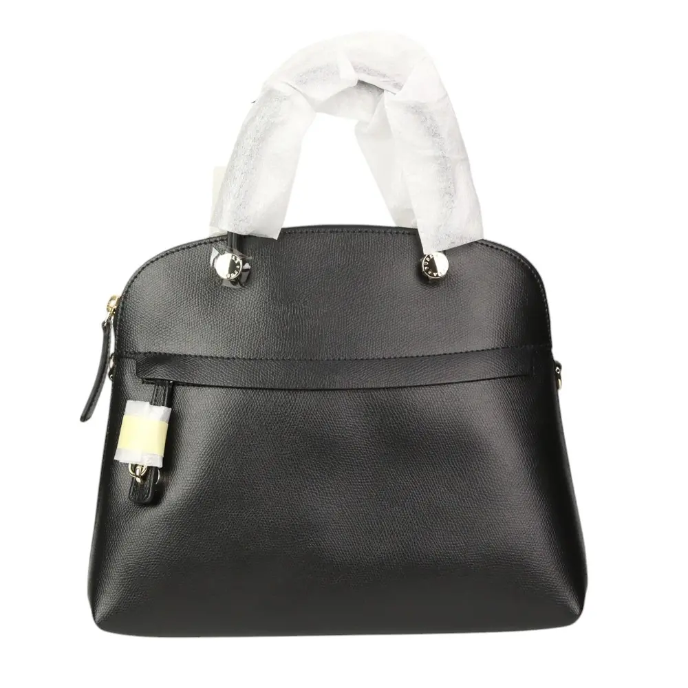 FURLA フルラ パイパー レザー 2way ハンドバッグ ショルダーバッグ M ブラック