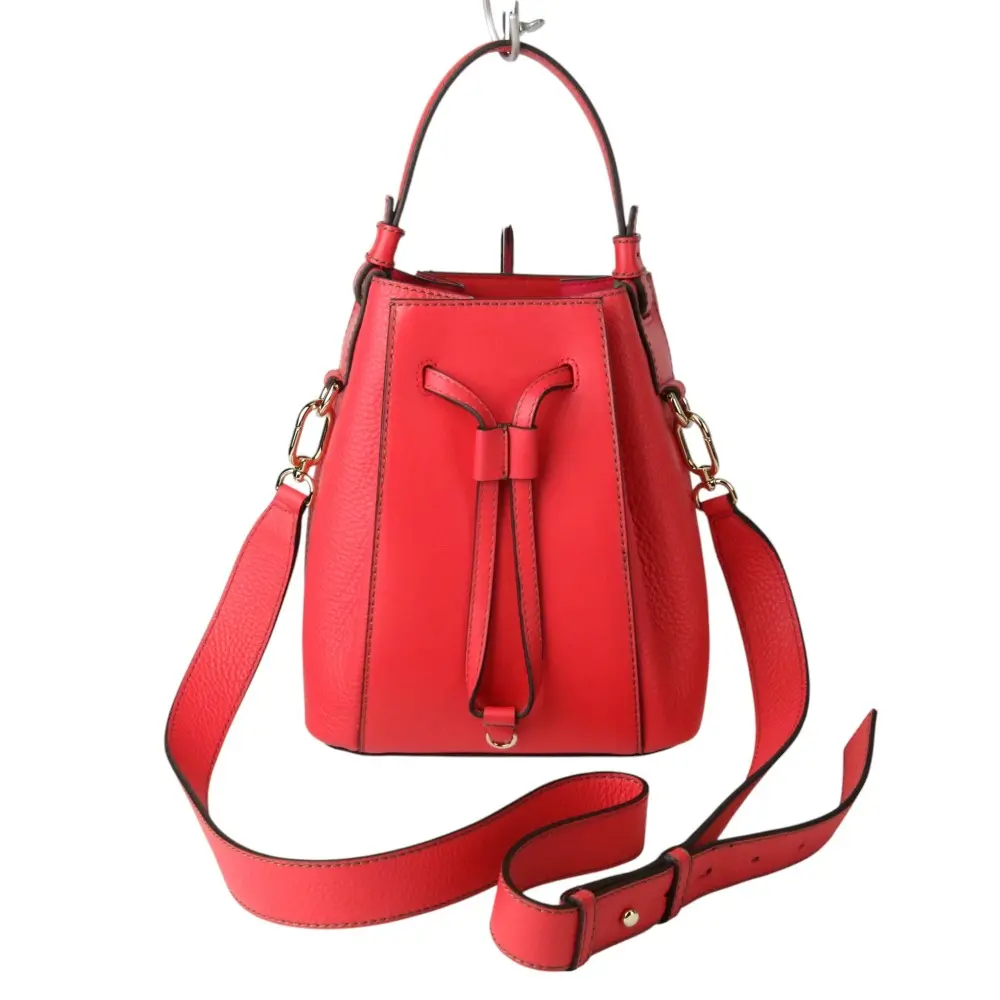 FURLA フルラ MIASTELLA BUCKET BAG 2way ハンドバッグ ショルダーバッグ レッド