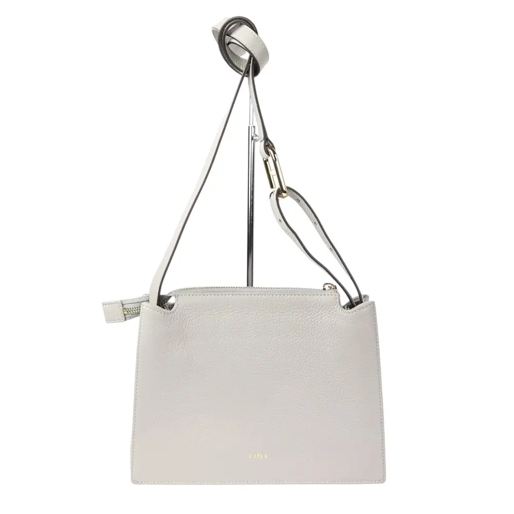 FURLA フルラ NUVOLA CROSSBODY ヌヴォラ レザー ショルダーバッグ WB01275 グレー