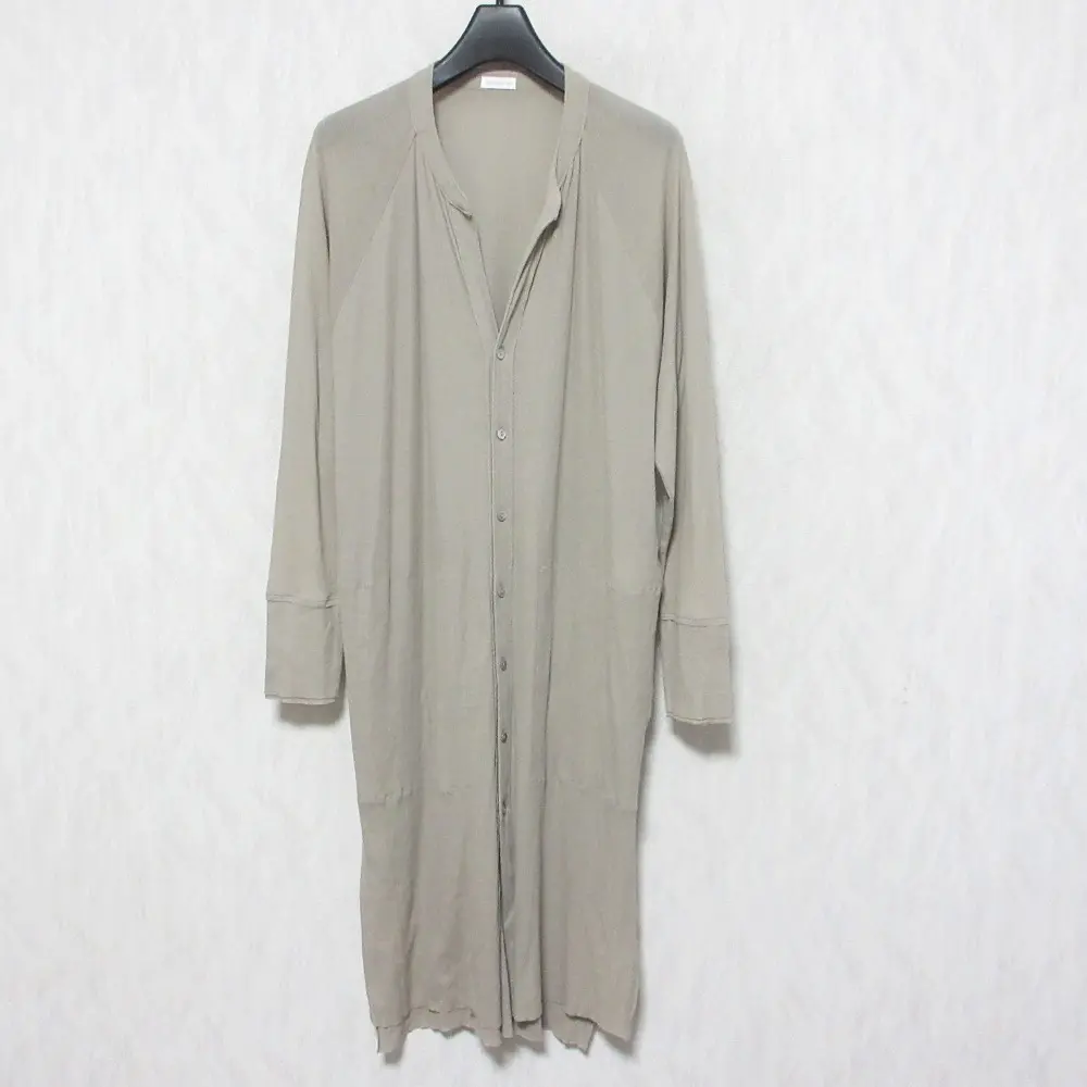 GALERIE VIE ギャルリーヴィー トゥモローランド コットンガーゼジャージー ロングカーディガン S ベージュ