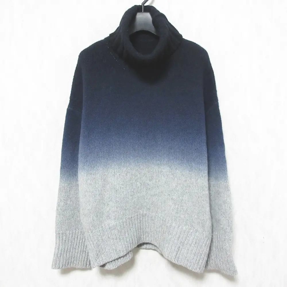 GALERIE VIE ギャルリーヴィー トゥモローランド ファインウールハンギングダイ ハイネックプルオーバー 22-02-04-02711 S グレー系