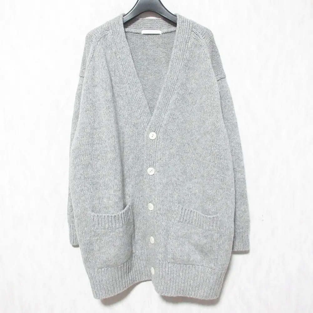 GALERIE VIE ギャルリーヴィー ウール ロングニットカーディガン サイズS グレー