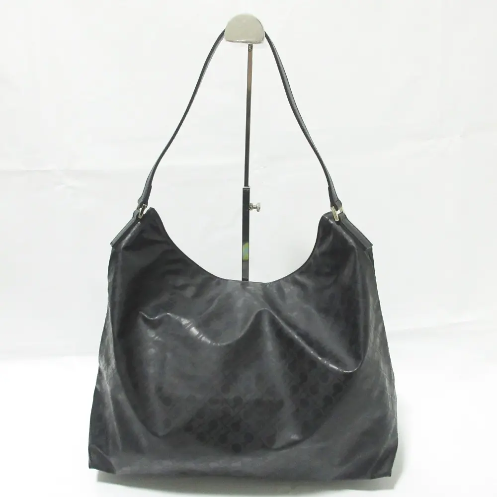 GHERARDINI ゲラルディーニ ソフティ モノグラム 総柄 ワンショルダーバッグ ブラック